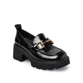 Literary Retro Temperament leather shoes Newgew